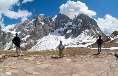 Sunny day on dolomites