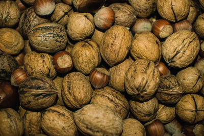 Full frame shot of onions for sale