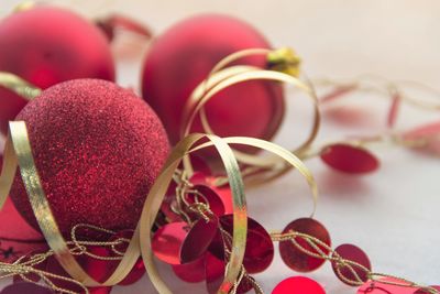 Close-up of christmas decoration