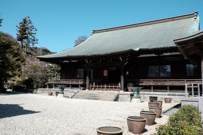 Built structure with trees in background