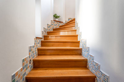 Low angle view of staircase