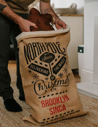 Low section of person wearing shoes