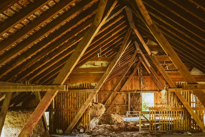 Interior of abandoned building