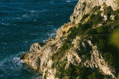 Panoramic view of sea against sky