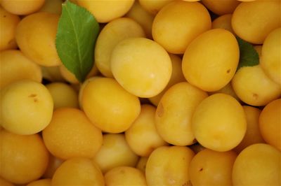 Full frame shot of fruits in market