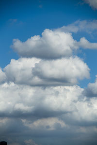 Low angle view of clouds in sky