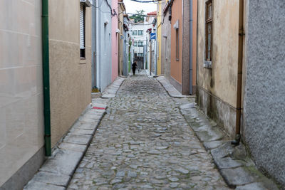 Narrow alley amidst buildings