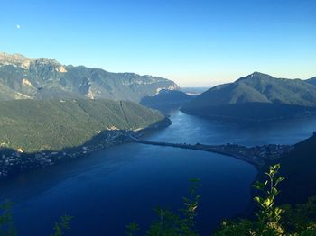 Scenic view of mountains