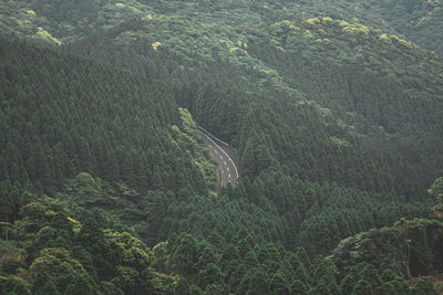 High angle view of landscape