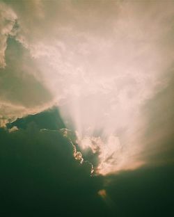 Scenic view of cloudy sky