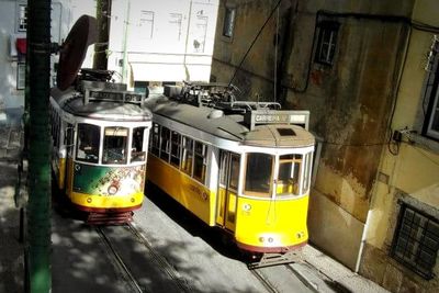 Yellow machine in car