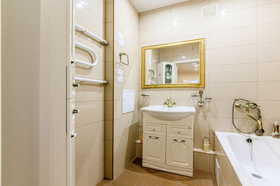 Interior of bathroom