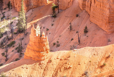 View of rock formations