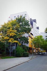 Built structure with trees in background