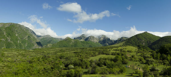 Panoramic view of landscape against sky