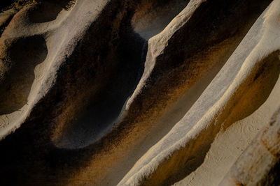 Full frame shot of rock formations