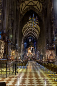 Interior of st stephens cathedral