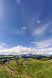 Scenic view of landscape against sky