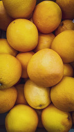 Full frame shot of lemons