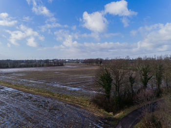 Scenic view of landscape against sky