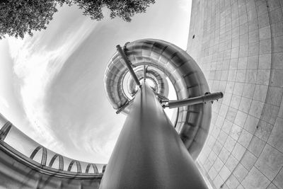 Low angle view of building against sky