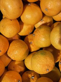 Full frame shot of mandarins for sale