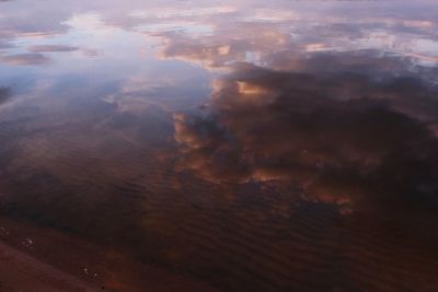 Aerial view of cloudscape