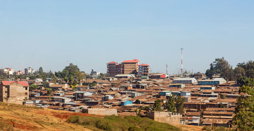 Slum area in the city of nairobi, kenya 