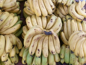 Full frame shot of banana for sale