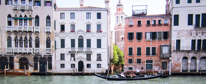 Buildings in canal