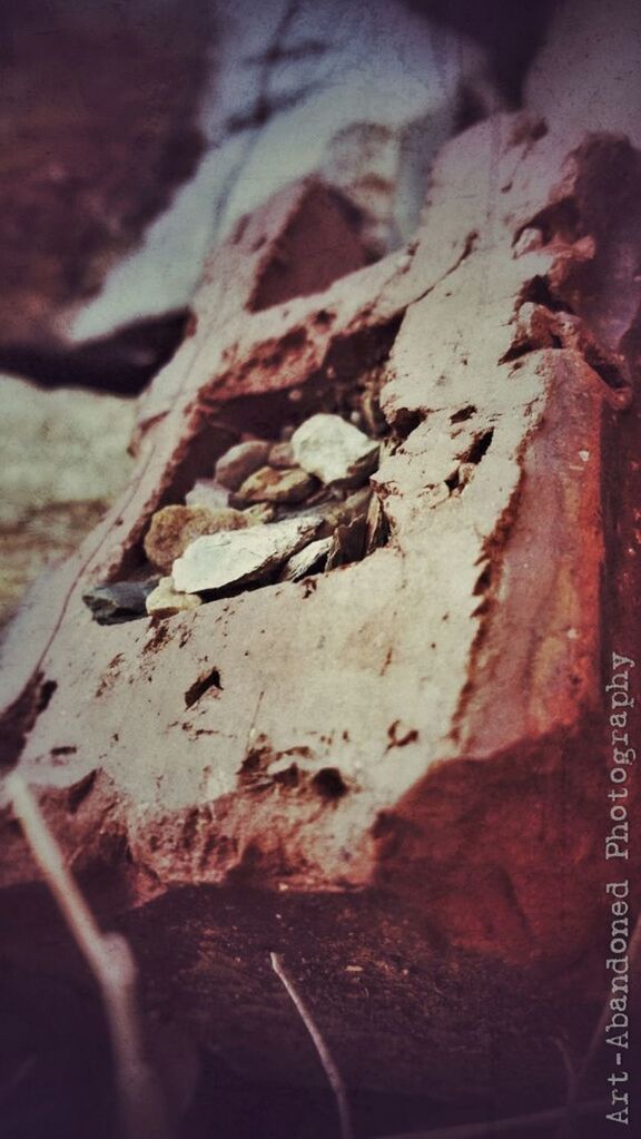 CLOSE-UP OF WEATHERED WEATHERED WALL