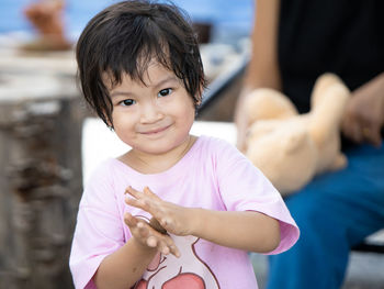 Portrait of smiling boy