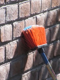 Close-up of multi colored stone wall