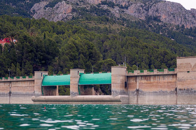 Guadalest reservoir in alicante , spain.