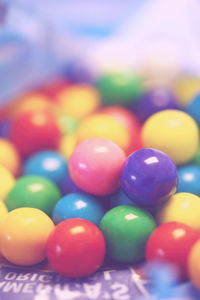 Close-up of colorful balls