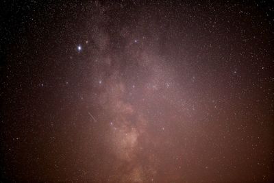 Low angle view of stars in sky
