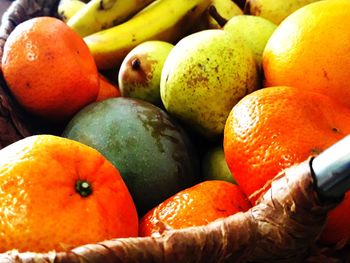 Full frame shot of oranges in market