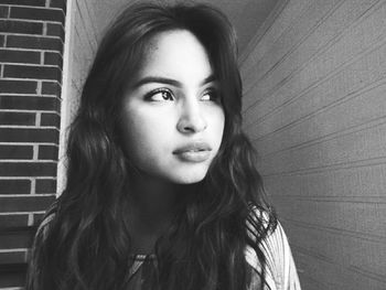 Portrait of young woman