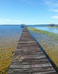 Jetty leading to sea