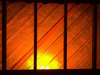 Full frame shot of orange blinds