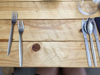 Directly above shot of food on table