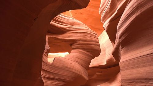 Full frame shot of rock formations,antelope canyon,usa