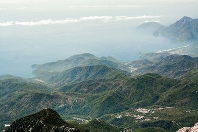 Aerial view of landscape