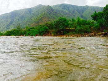 Scenic view of mountains