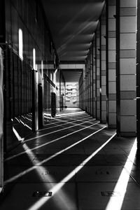 View of corridor of building