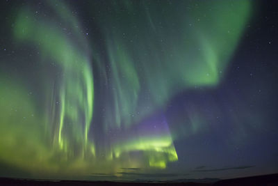 Low angle view of sky at night