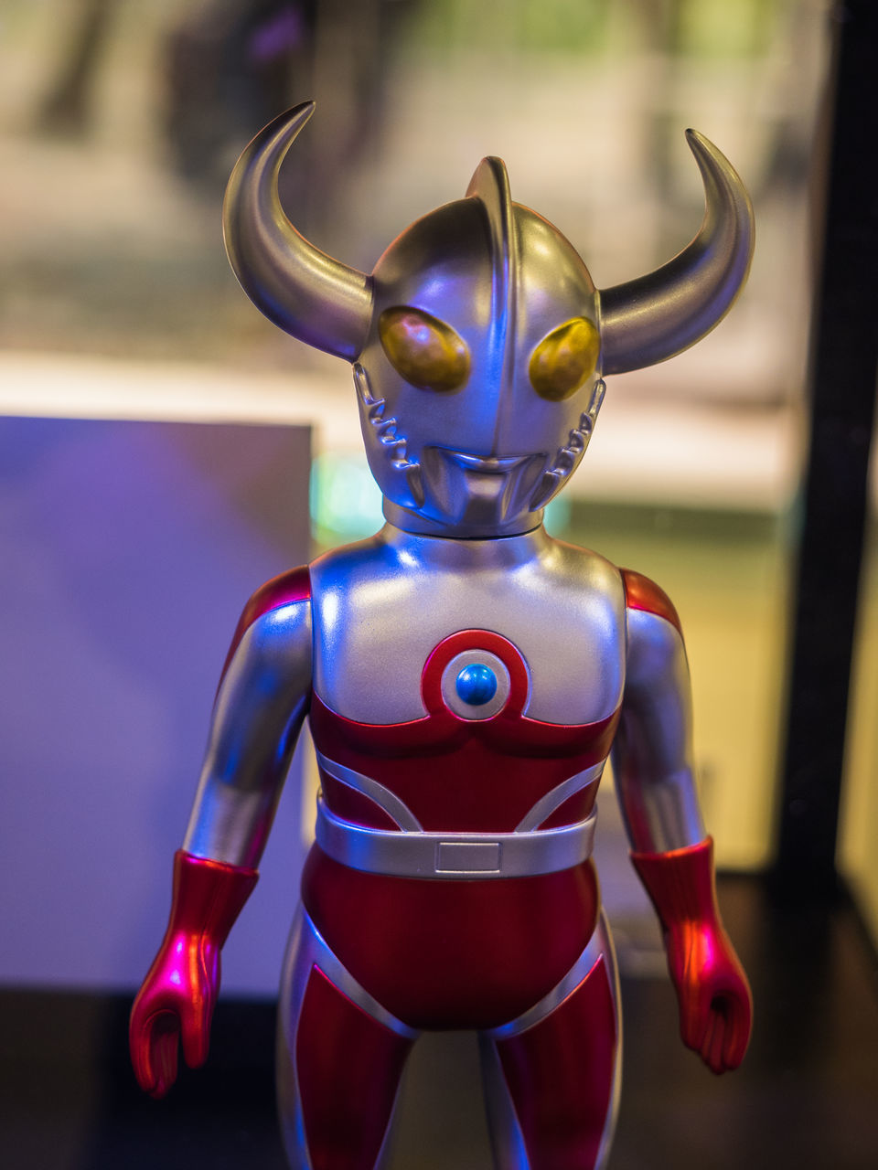 CLOSE-UP OF TOY STATUE