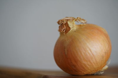 Close-up of apple on table