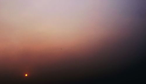 Scenic view of sky during sunset