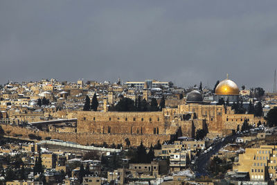A view of the temple mount